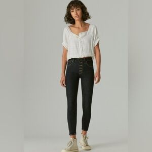Lucky Brand Black Ankle Jeans